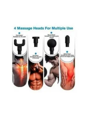 Pistolet de Massage avec 4 embouts