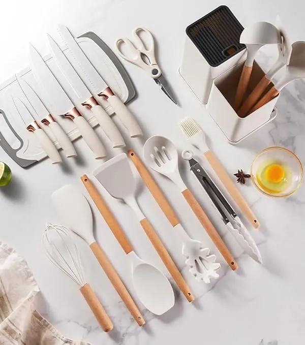 Ensemble de Couteaux de Cuisine 19 Pièces